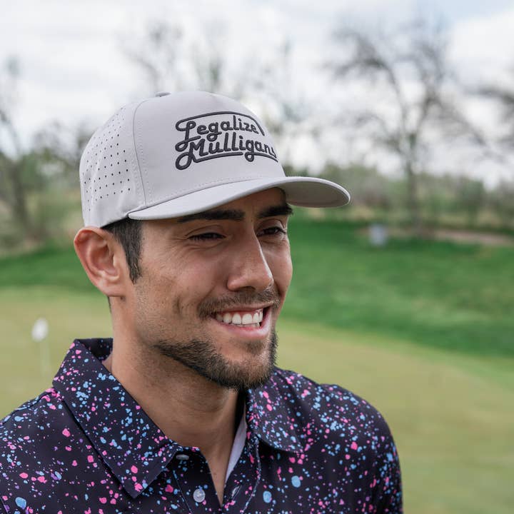Shank It Golf - Wholesale Trucker Hat - Unisex - Legalize Mulligans Gray Golf Hat