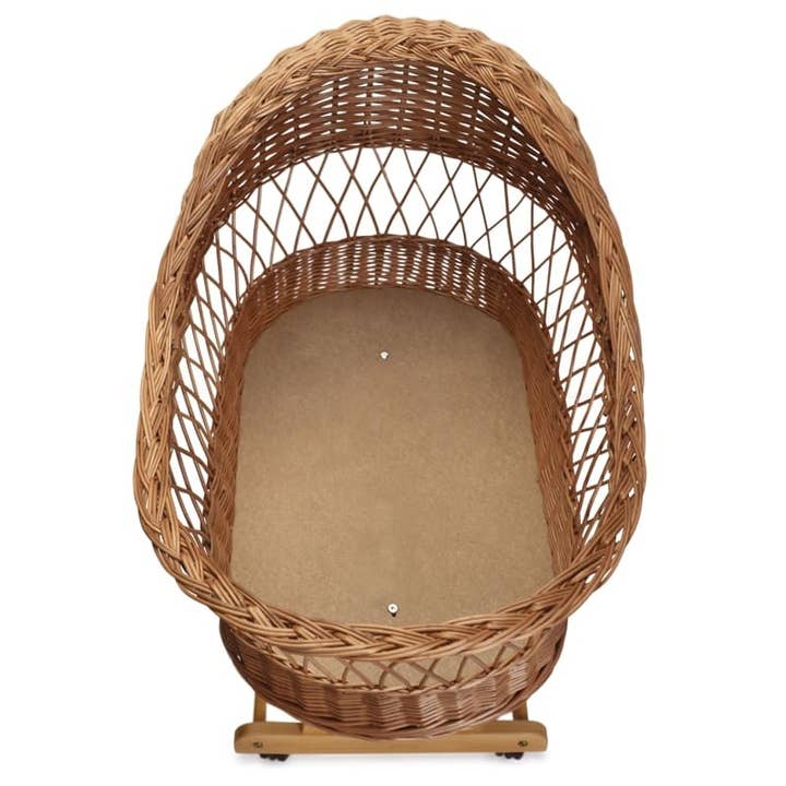 MuuMee - Wholesale Bassinet - Baby - Breathable Wicker Moses Basket With A Roof3