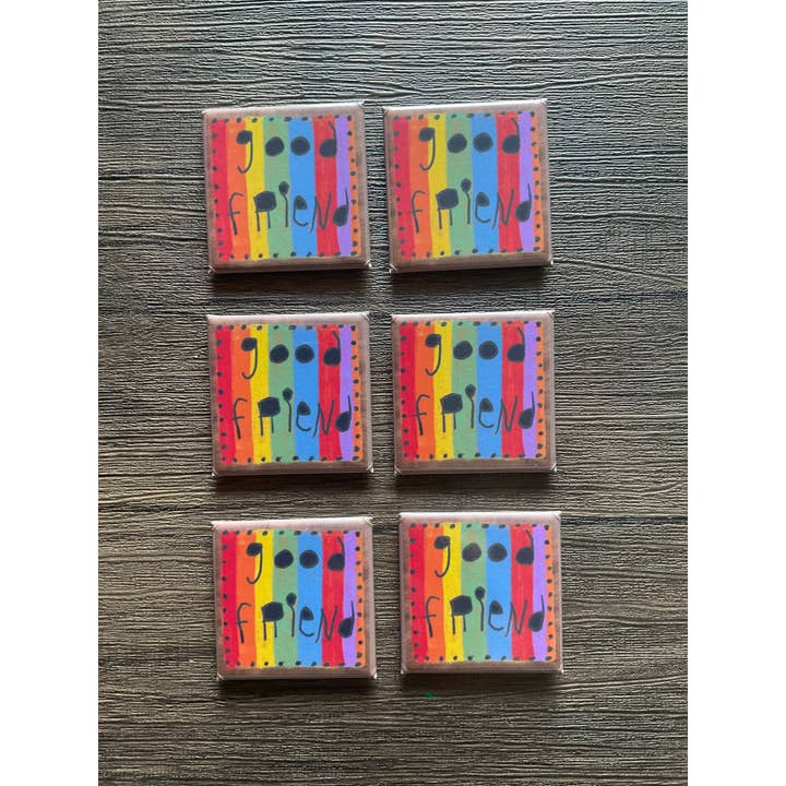 Mini Magnets - Good Friend for wholesale by Blueberry Road Cards