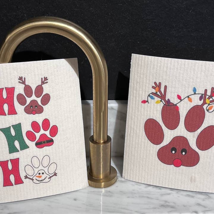 DoubleTake Designs - Wholesale Dishcloth - Christmas Swedish Dishcloth6