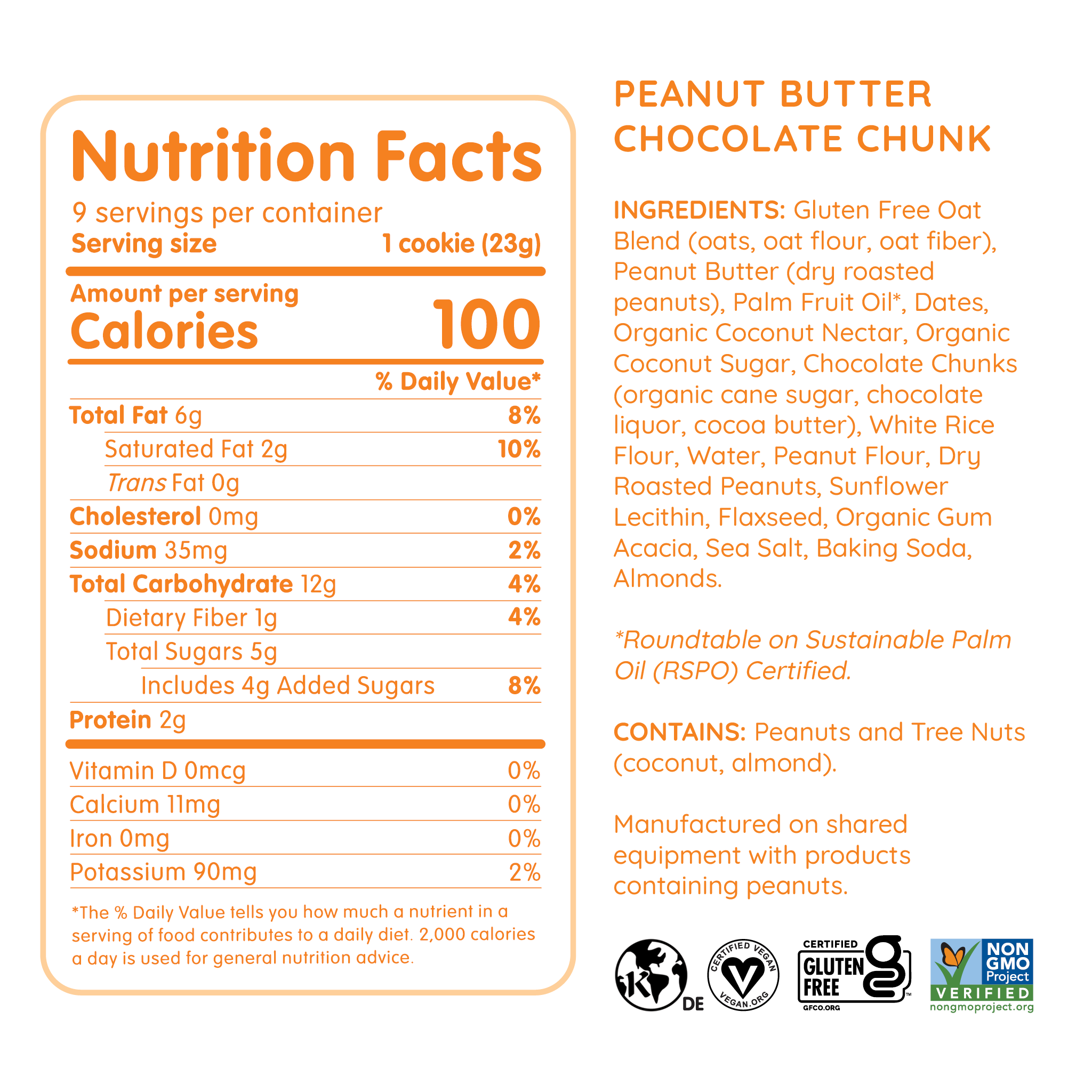 Maxine's Heavenly - Wholesale Cookie - Soft Baked Peanut Butter Chocolate Chunk Cookies - 7.2oz Box3