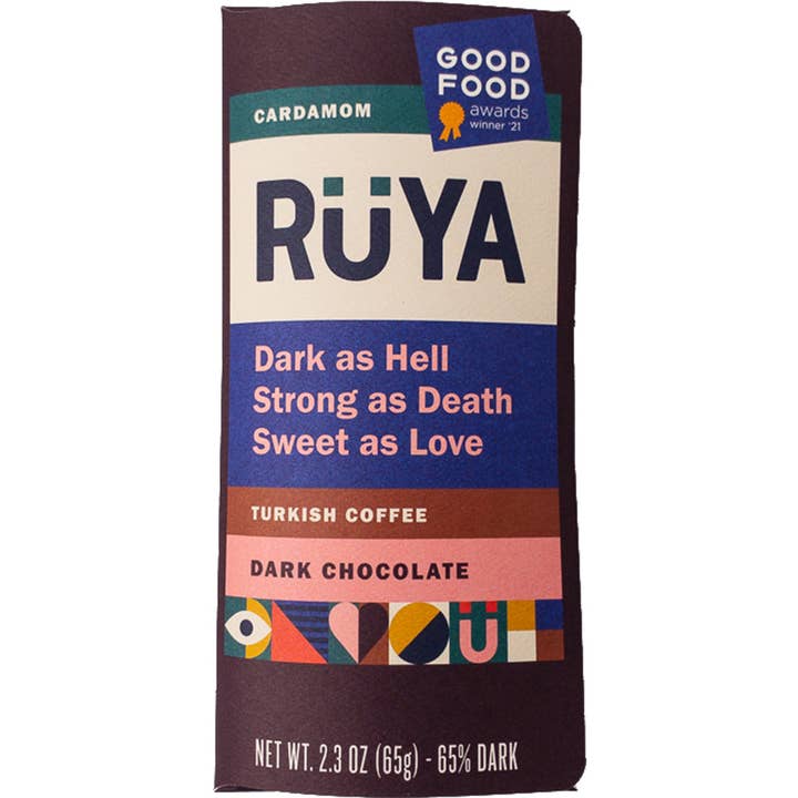 Ruya Turkish Coffee Dark Chocolate for wholesale by Maverick Chocolate