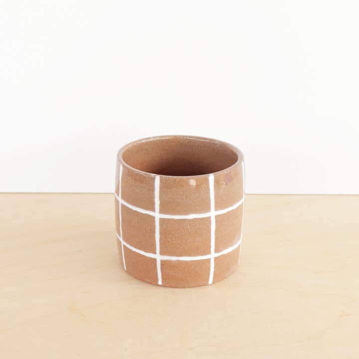 Nightshift Ceramics - Wholesale Plant Pot - Small Ceramic Planter - Grid3