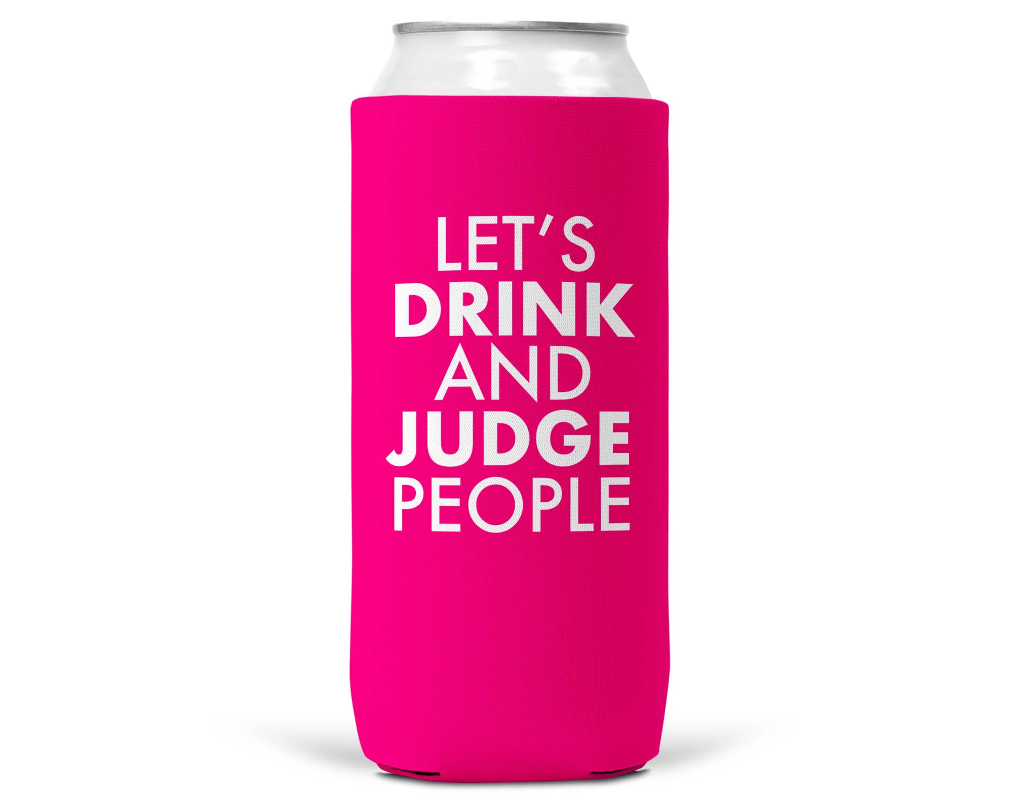 Wi-Wear - Wholesale Drink Huggers & Koozies - Let's Drink and Ju SLIM CAN Coozie/Cooler for 12oz Slim Cans7