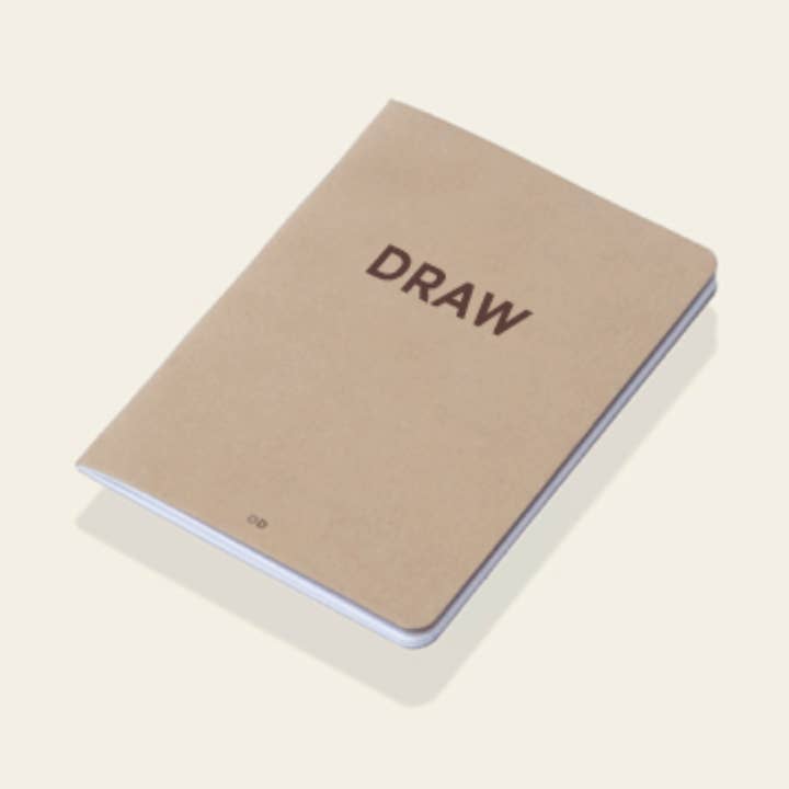 DRAW. Memo book. Plain paper A6 for wholesale by OCTAGON DESIGN