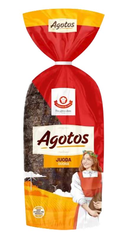 Hudson Meat Company - Wholesale Bread/Tortilla - BREAD DARK AGATHAS W/SUNFLOWER - VILNIAUS DUONA
