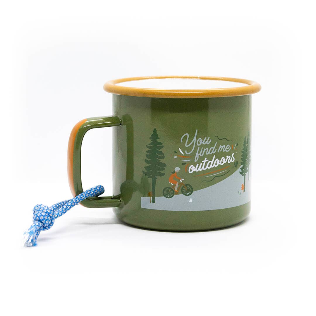 Roadtyping - Wholesale Coffee Mug - Enamel mug - Outdoor