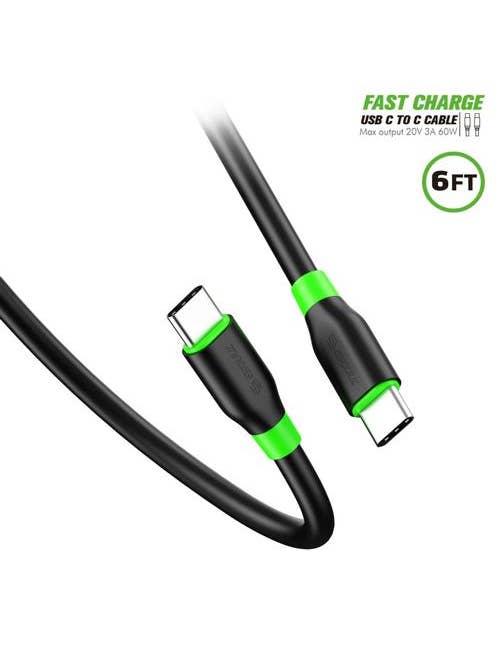 Esoulk 6FT USB-C to C Cable for wholesale by Mighty Wireless
