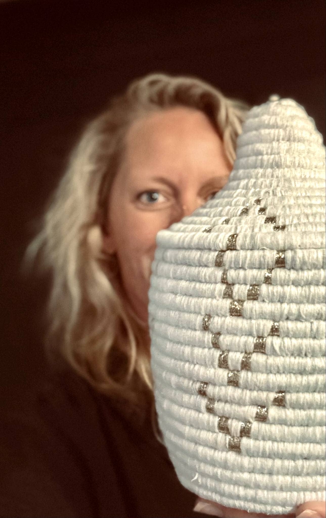 SOUK in the CITY - Vendita all'ingrosso Cestini - Cesti Berberi - bianco | oro7