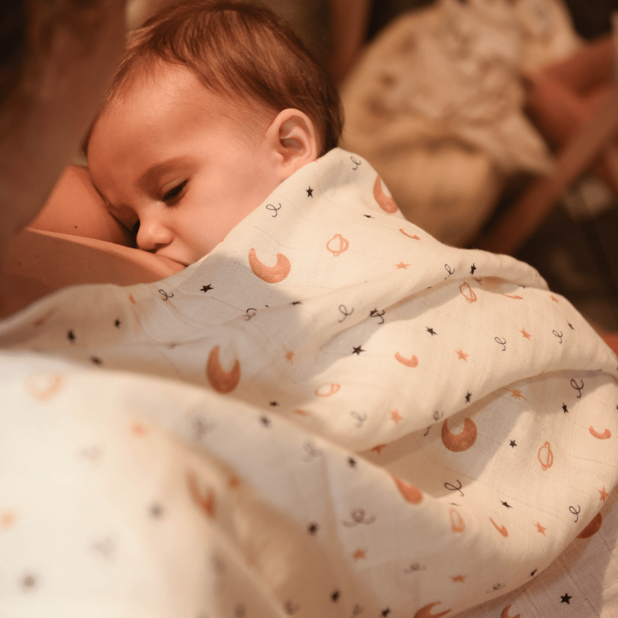 Tom & Mila - Wholesale Deken - Kinderen en baby - Set van 2 extra zachte luiers 70 x 70 cm3