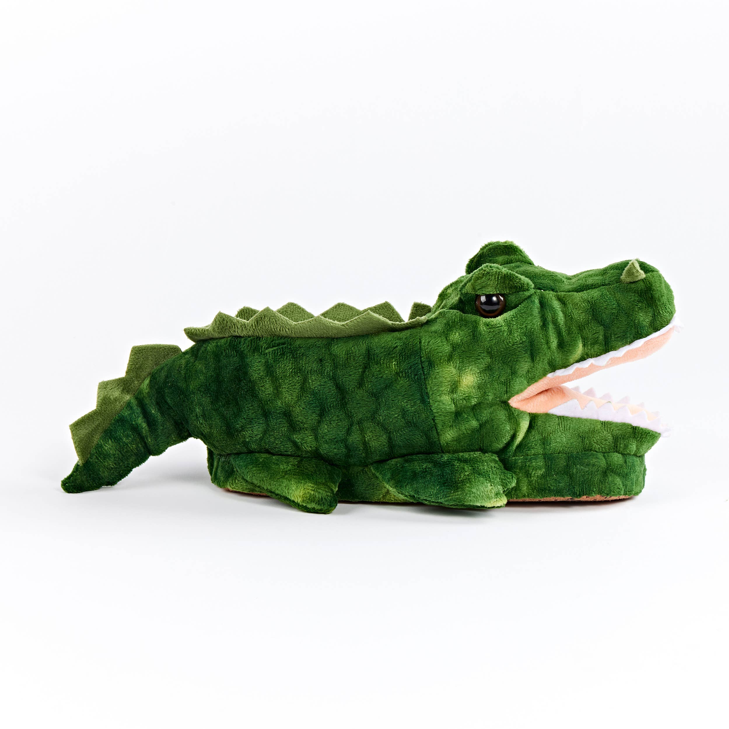 Oooh Yeah/Sock It Up/Oooh Geez Slippers – wholesale Slippers – Child – Swampy the Alligator | Kid's Novelty Plush Non-Slip Slippers3