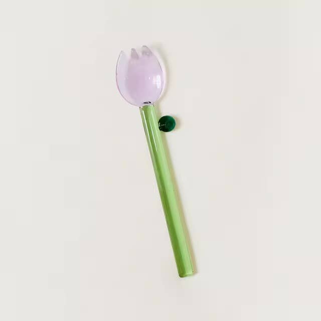 IVORE.GROUP (We cover All Import duty) - Wholesale Drink Stirrer - Flower Shape Glass Stirring Spoon2