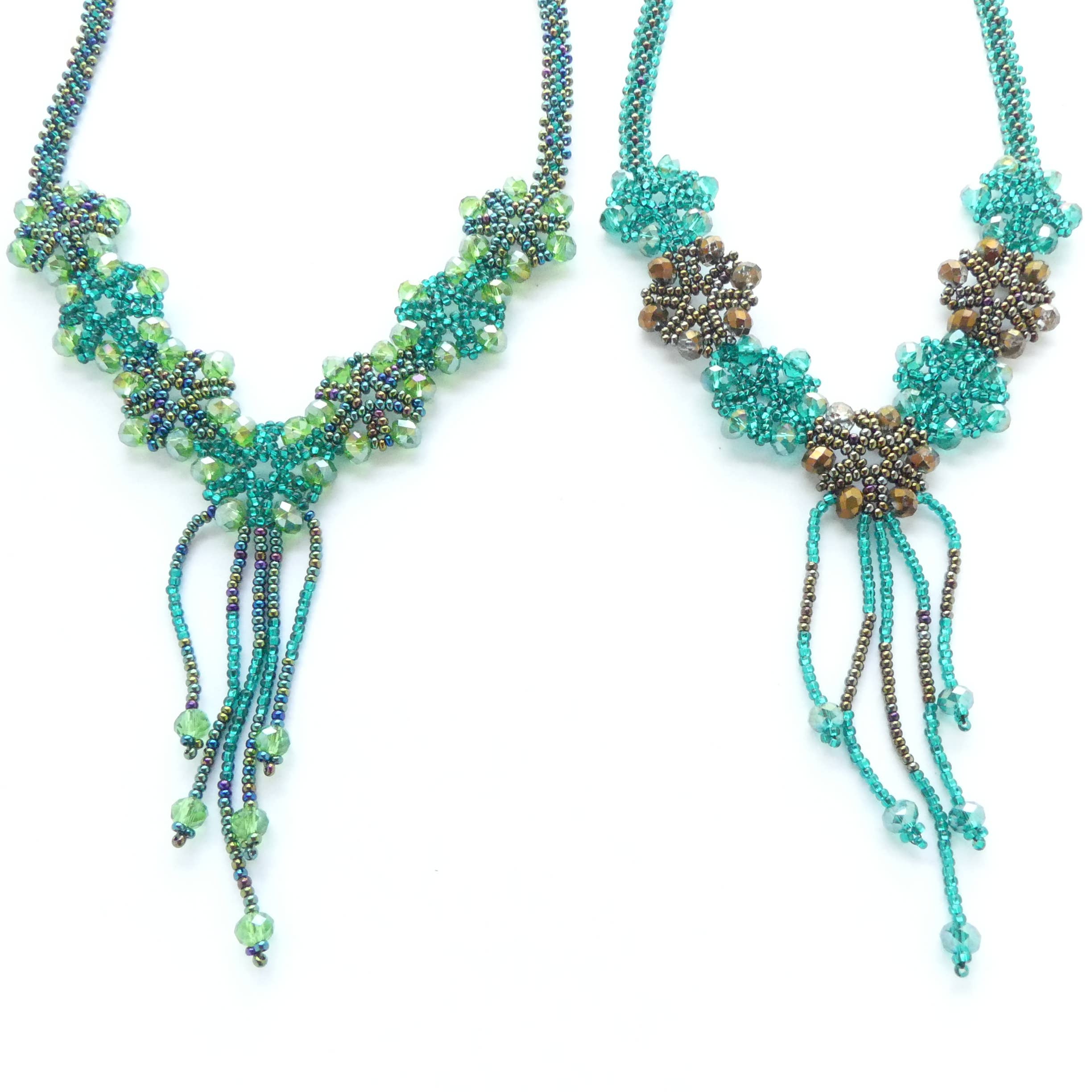 DIAMANTI DESIGNS - Wholesale Beaded/Pearl Necklace - Snowflake Necklace - Assorted Colors8