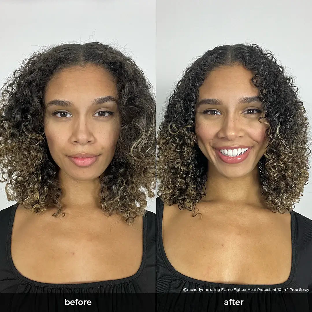 INH Hair - Wholesale Heat/Thermal Hair Protector - Flame Fighter Heat Protectant | 10-in-1 Hair Prep Spray12