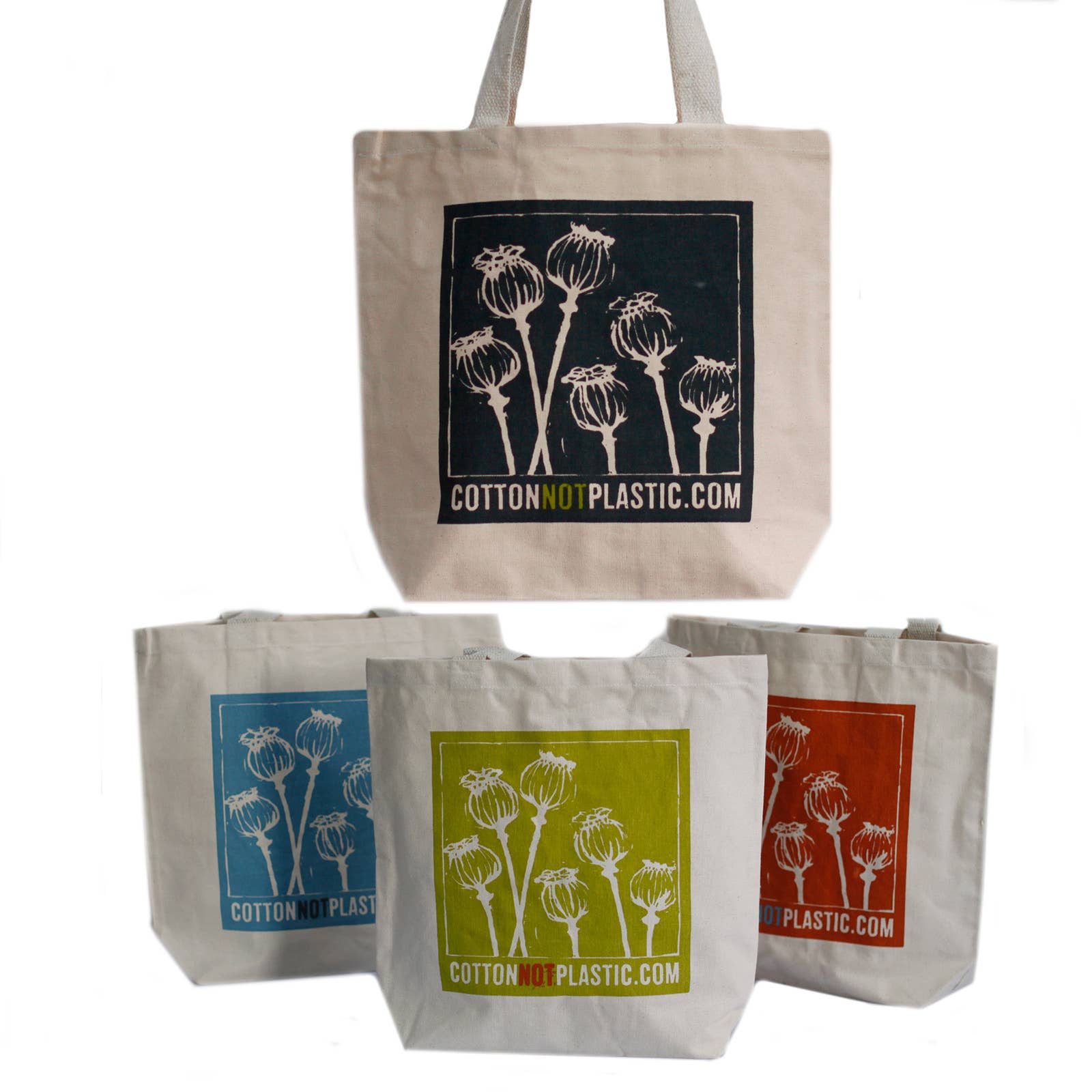 Ancient Wisdom - Vente Tote bag – unisexe - Têtes de pavot - (4 motifs assortis)2