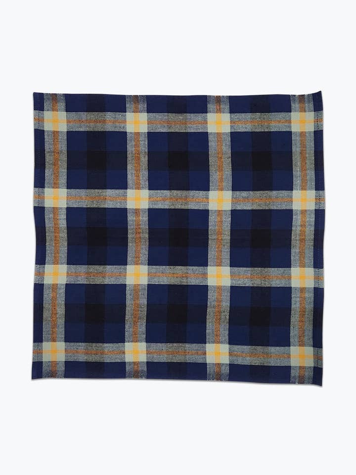 Charleston Geruite Servet Set - Azuriet voor wholesale door All Roads