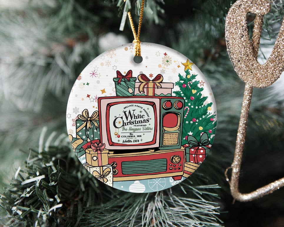 TMLECOM LTD – wholesale Ornament – White Christmas Movie Ornament, Haynes Sisters Xmas Ornament0