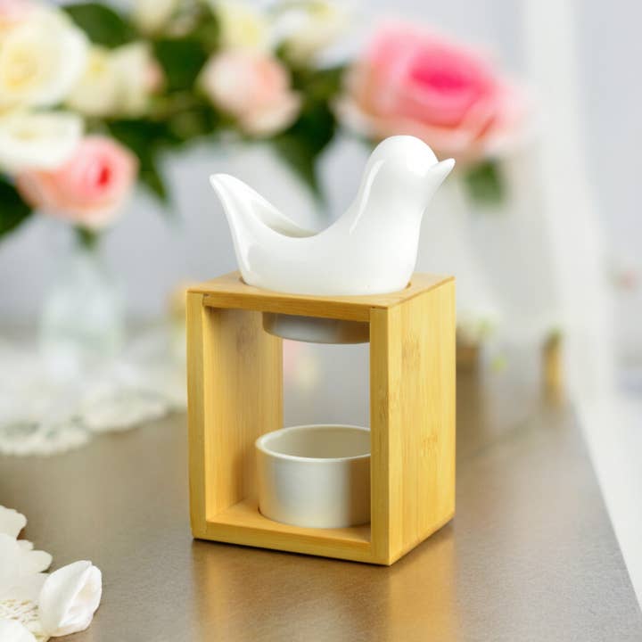 Zen'Arôme - Wholesale Fragrance Warmer - Birdy White Scented Wax Melts and Burner6
