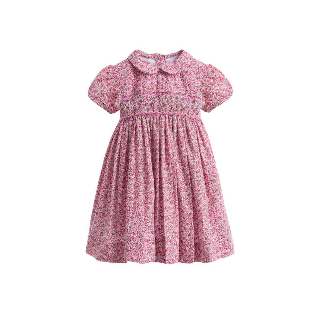 THUMBELINA smocked dress *SALE 8Y* for wholesale by Annafie London Ltd