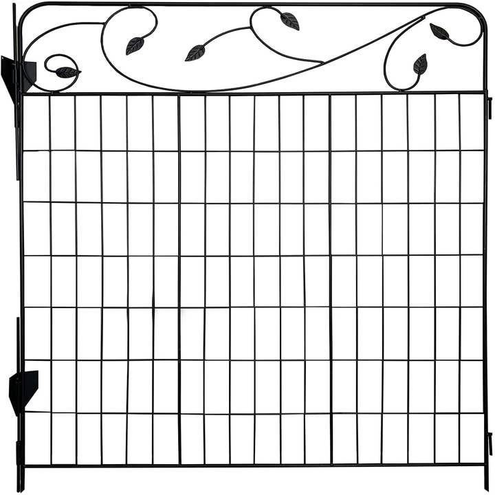 Ashman Online - Wholesale Outdoor Ornament/Decor - Ashman online Garden Fence 44in x 3ft - Outdoor Rustproof Me1