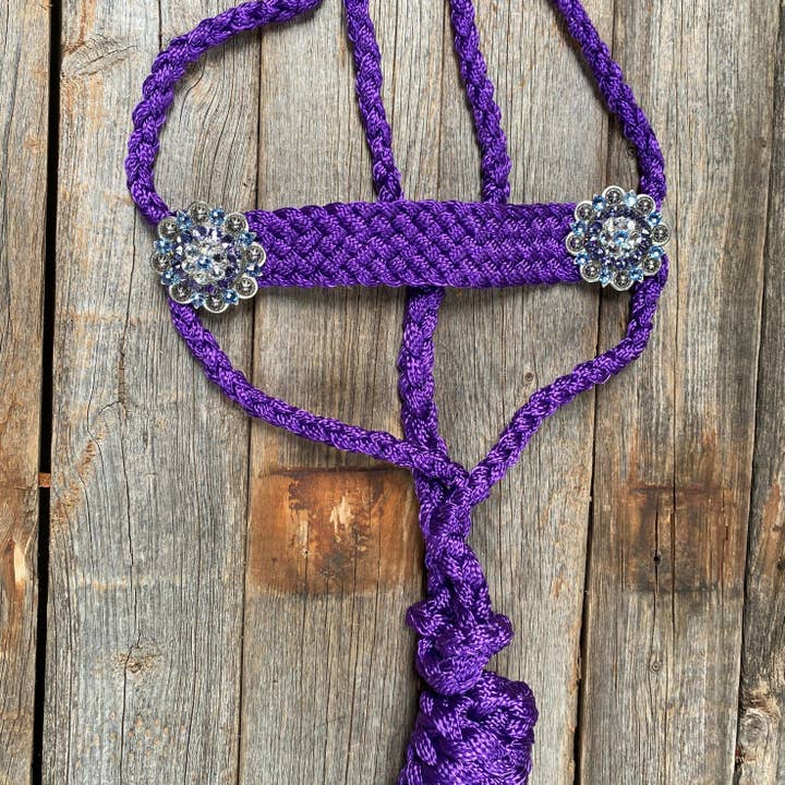 Purple Mule Tape Halter - Antique Silver #MT113 for wholesale by Rodeo Drive