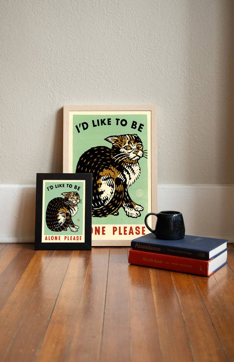 Ravi Zupa Arts - Wholesale Art Print - Alone Please Print6