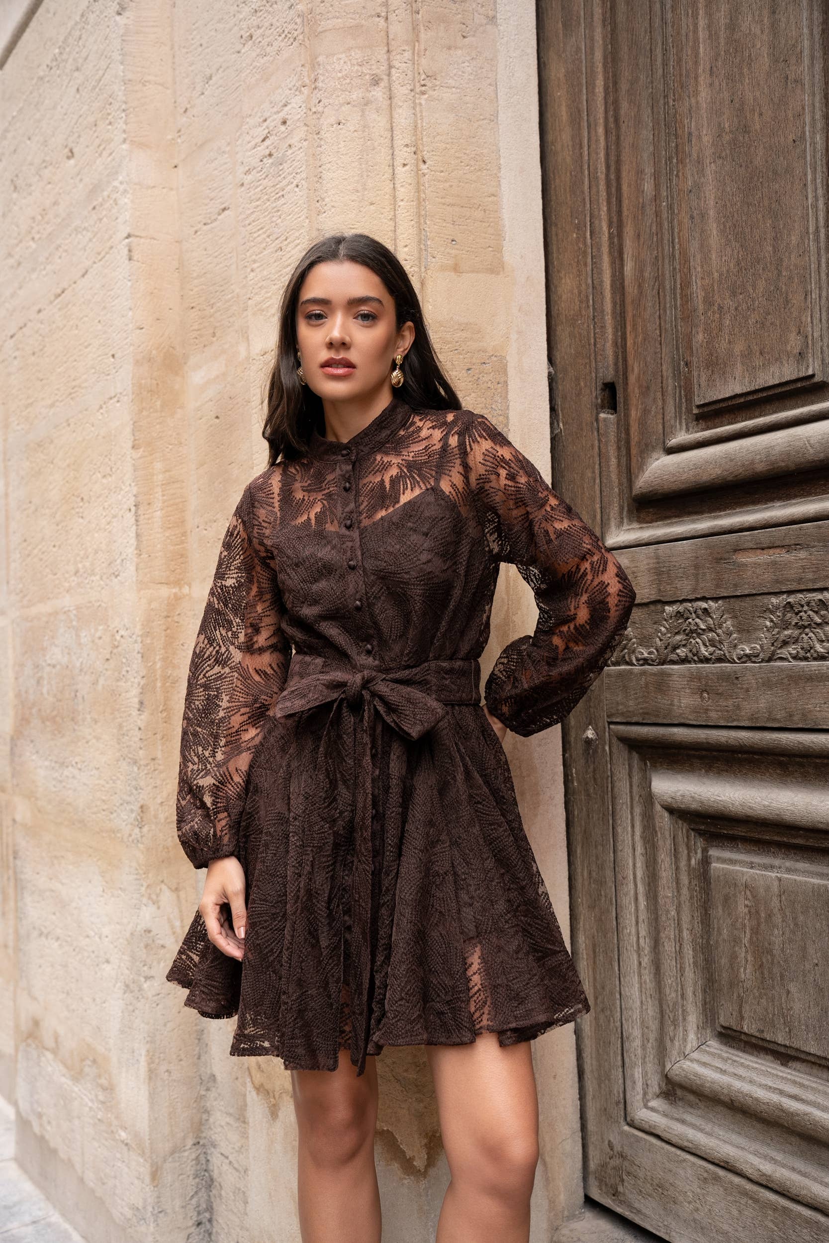 CHOKLATE PARIS – Engroshandel Kjole - Dame – Sonia skaterkjole i blonde - 80960-22