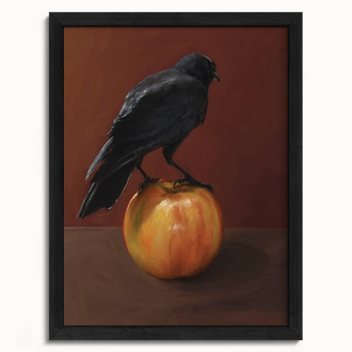 The Ugly Cat Studio - Wholesale Art Print - Moody City Crow Art Print14