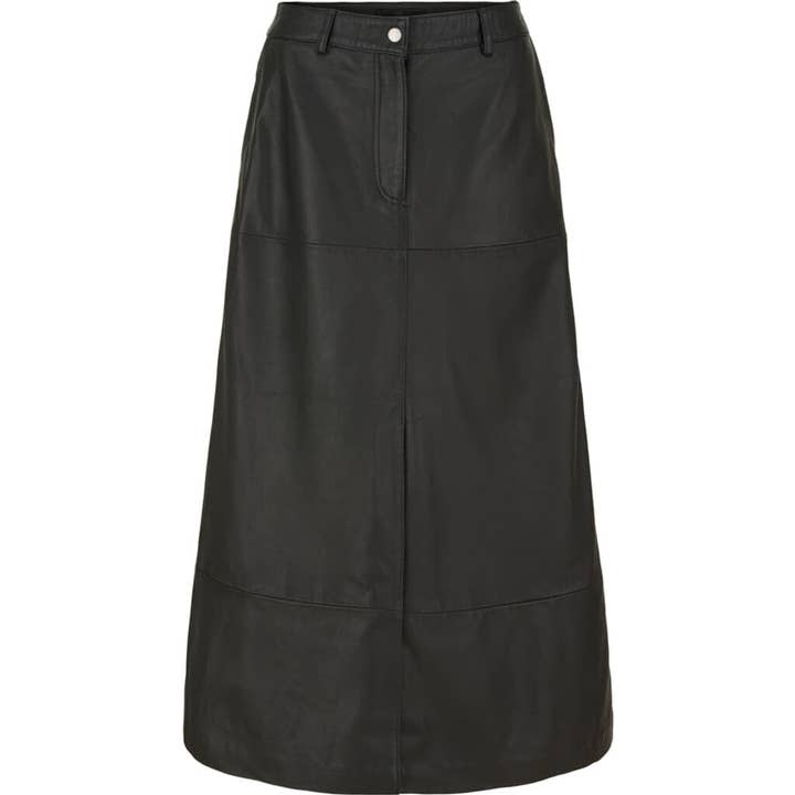 Saia longa clássica de denim com reforço e 5 bolsos por atacado de Onstage collection