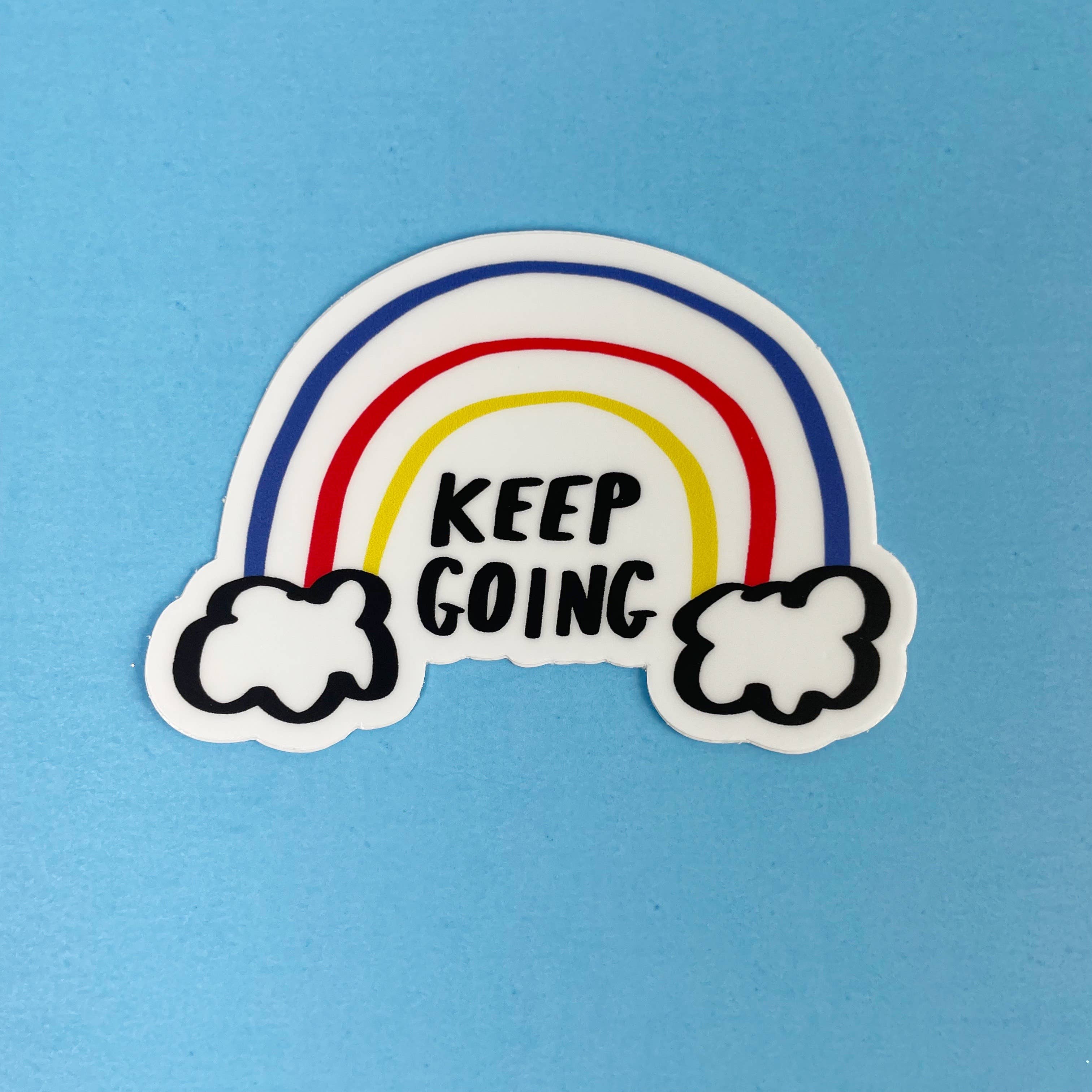 Culture Flock - Wholesale Sticker - Keep Going Rainbow sticker2