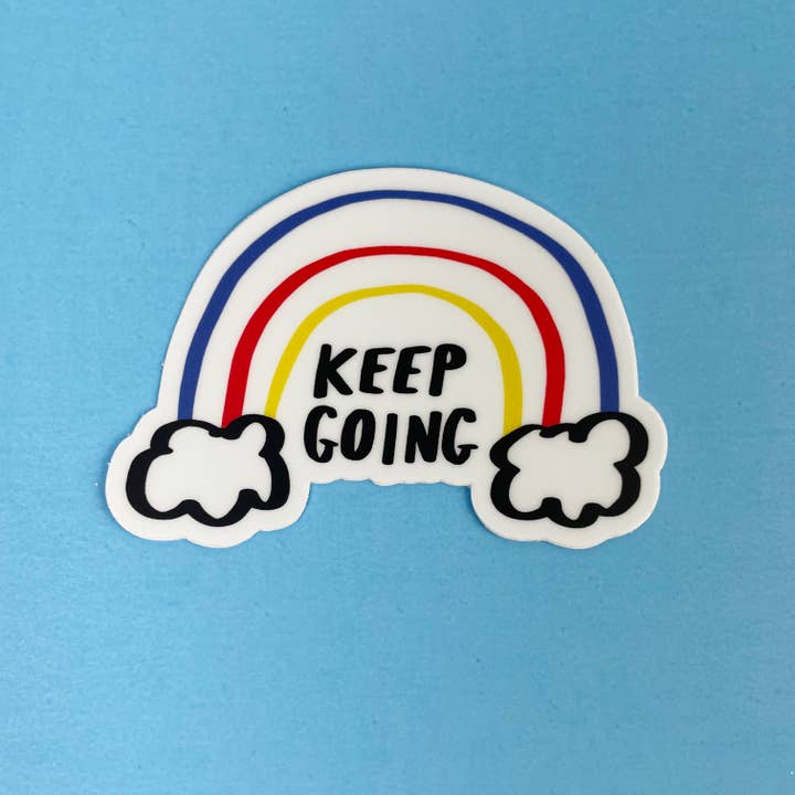 Culture Flock - Wholesale Sticker - Keep Going Rainbow sticker2