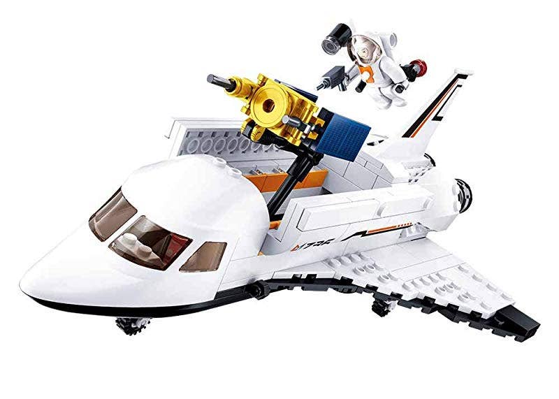 Texas Toy Distribution - Wholesale Building Set - Kids - Space Shuttle Building Brick Construction Kit (231 Pcs)1