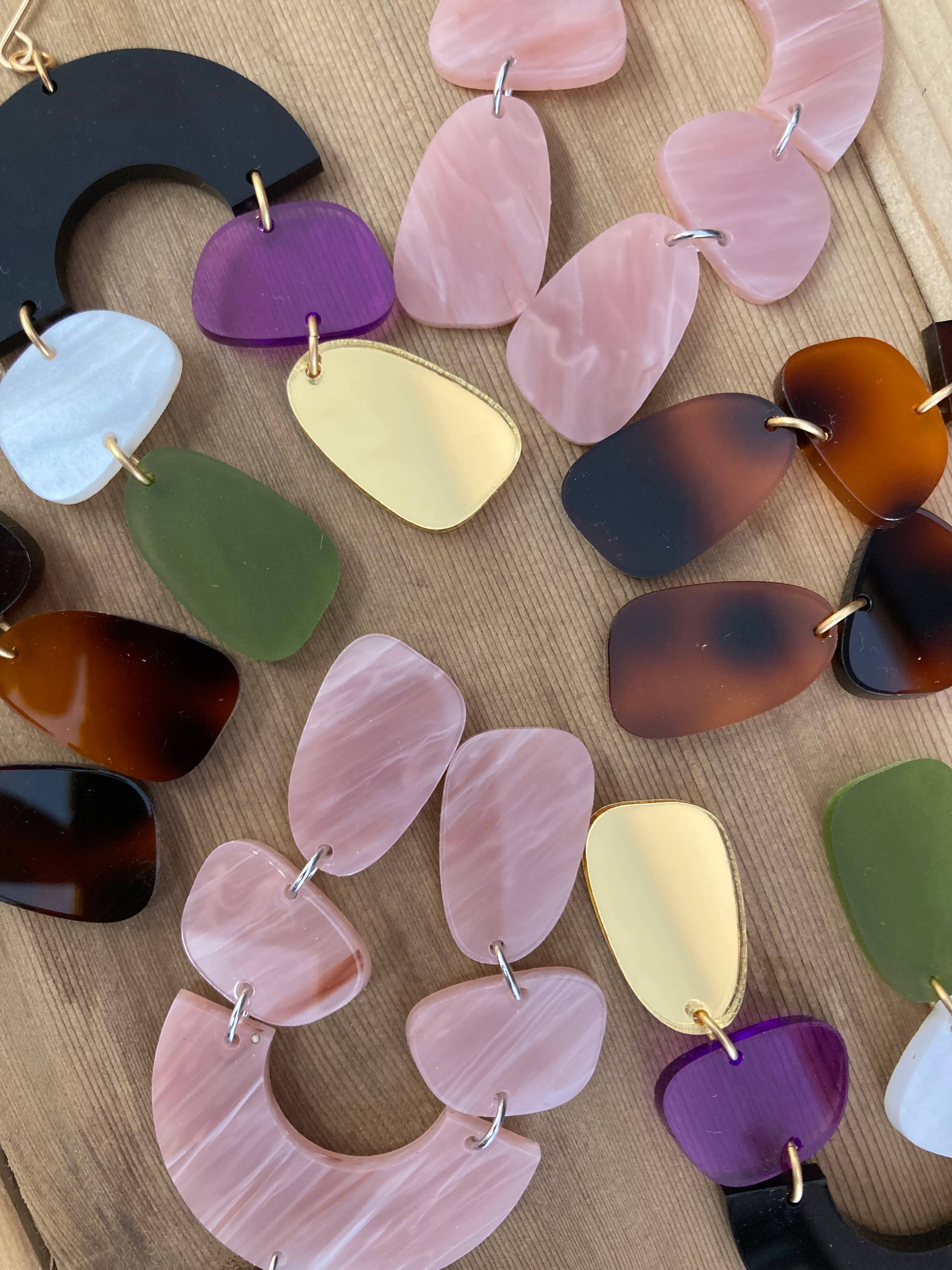 The Lost & Found - Wholesale Dangle Earrings - Arch Rival Earrings "Tortoise Shell"3