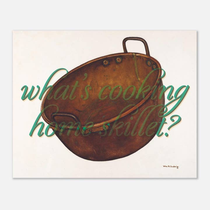 Quoi de neuf, ma poêle ? Imprimer pour la vente par 64 Harvard