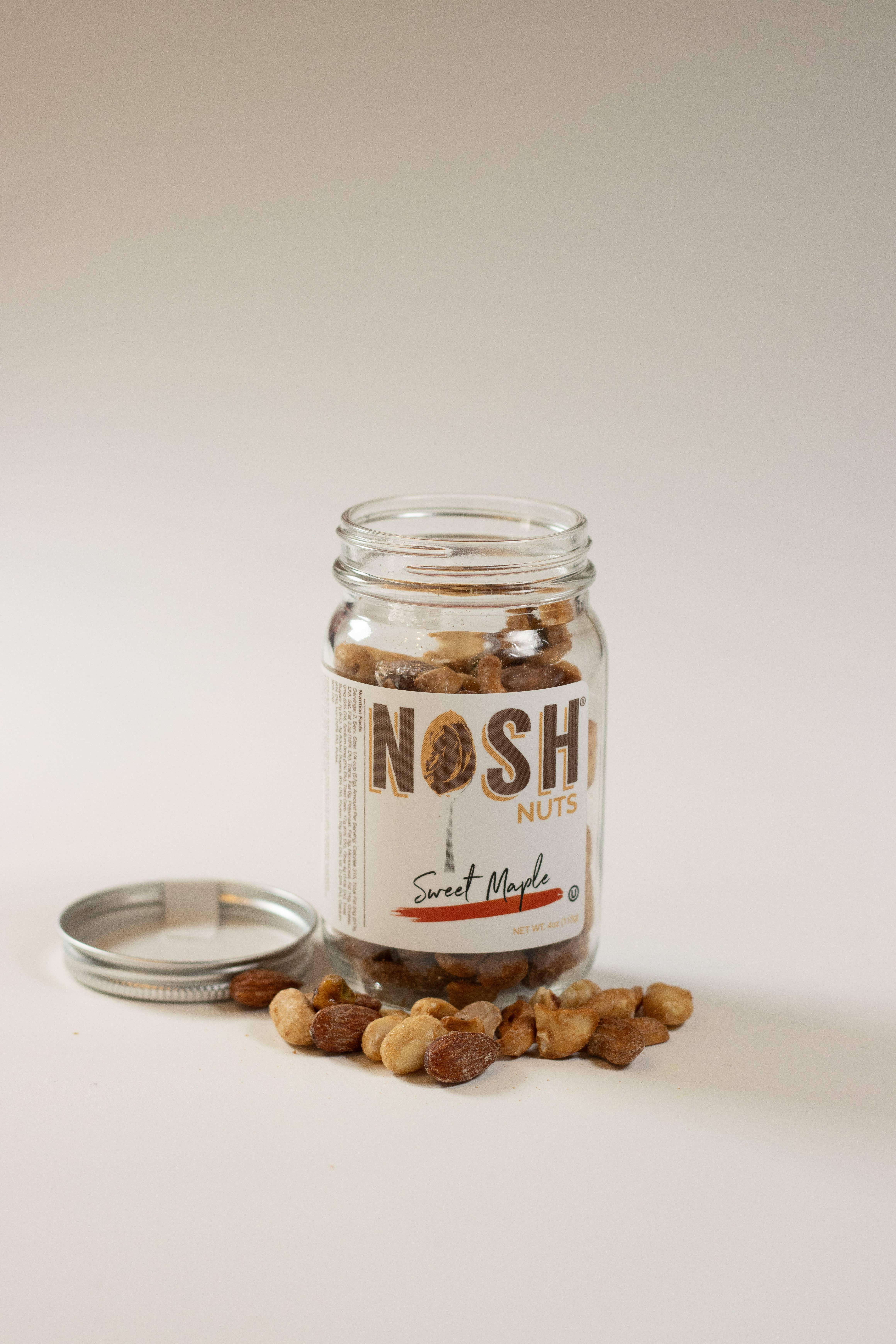 NOSH Butters - Vendita all'ingrosso Frutta secca - Mix di noci dolci al sapore di acero 113 g1