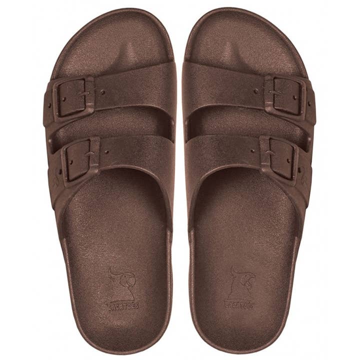 Sandales Cacatoès Rio De Janeiro parfumées aux bonbons bruns-Femmes pour la vente par Cacatoès