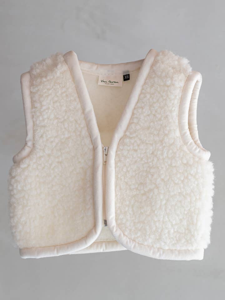 Van Buren - Wholesale Outerwear Vest - Kids - Wool baby bodywarmer Nilo - XS / 74-92 - 3 colors