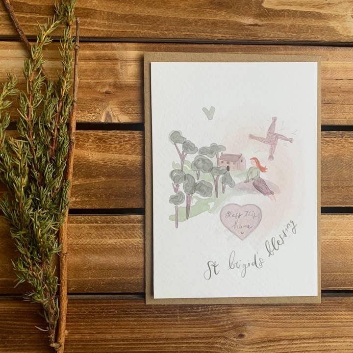 St Brigids velsignelse for engroshandel hos PaperTwigs Designs