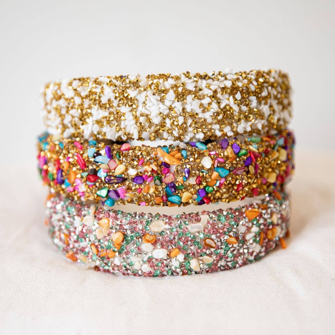 Headbands of Hope | One Purchased One Donated - Vendita all'ingrosso Fascia per capelli - Donna - Cerchietto All That Glitters - Crema e Oro3