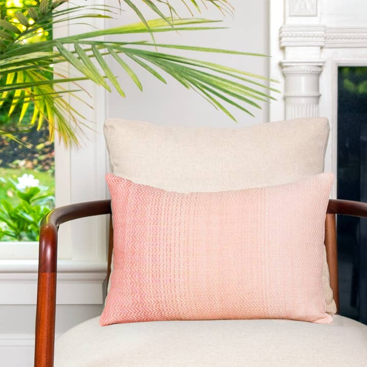 Pink Horizon Lumbar Pillow for wholesale by Darling Spring
