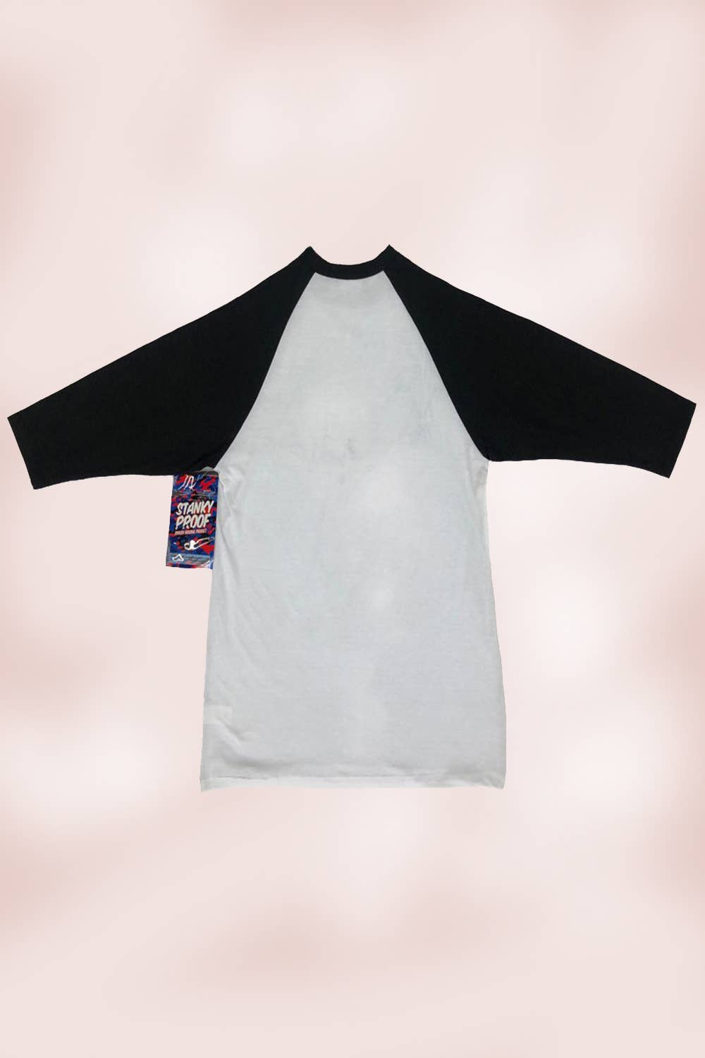 BLACK Galaxy Print Raglan Tee T shirt top Skanky Proof Bag for wholesale on Faire2