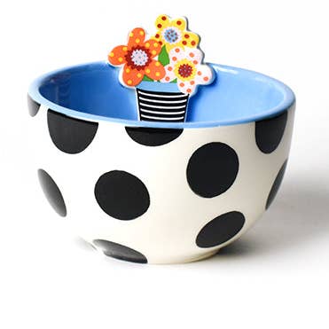 Flowers Embellishment Bowl for wholesale by Happy Everything!