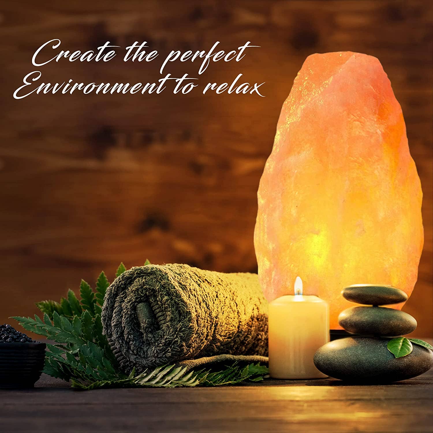 WBM LLC - Wholesale Salt Lamp - Himalayan Glow Color Changing USB Salt lamp, Plastic Base1