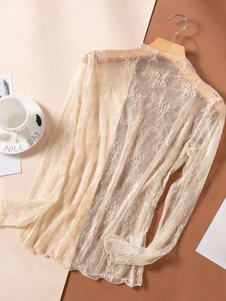 safistyle - Wholesale Blouse - Women's - Lace Long Sleeve Top4