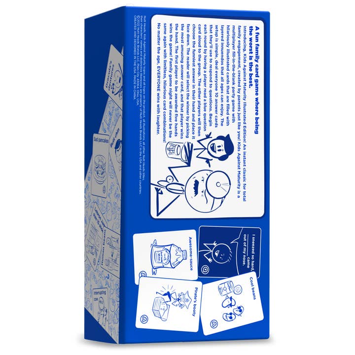 Nutt Heads - Wholesale Card Game - Kids Against Maturity - Illustrated Edition Card Game