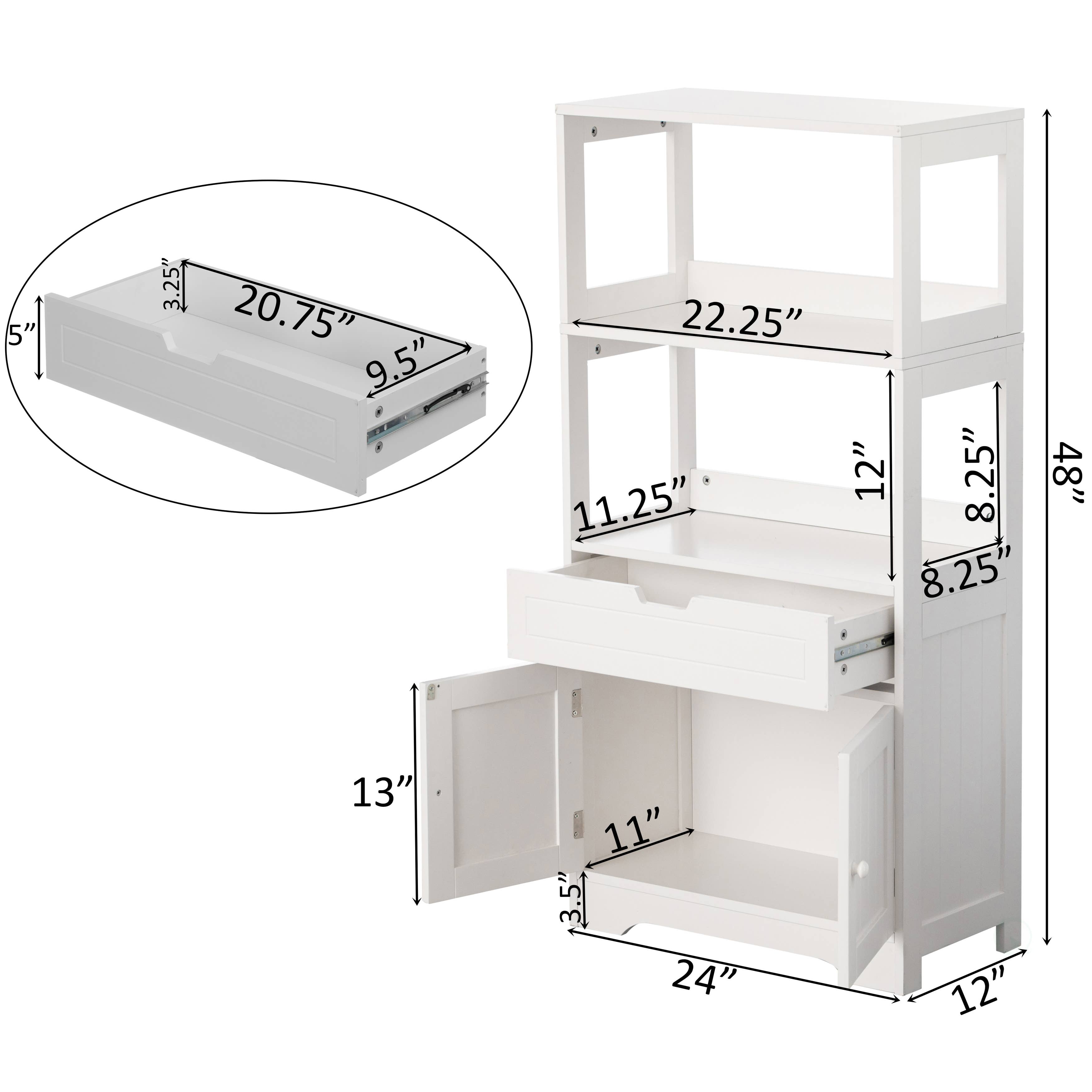 Quickway Imports - Wholesale Cabinet - Tall Storage Kitchen Pantry, and Bathroom Cabinet Organizer5