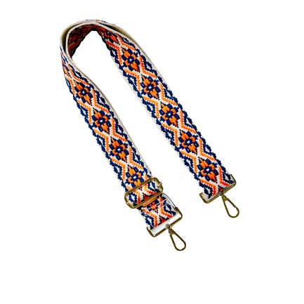 Thomas and Lee Company - Wholesale Bag Strap - Women's - Premium Aztec Diamond Guitar Purse Strap - 9 Colors