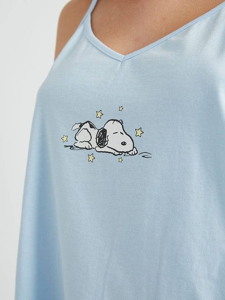 Skinnydip London – Engroshandel Pyjamasæt - Dame – Peanuts x Skinnydip Snoopy Cami & Bukse Pyjamasæt