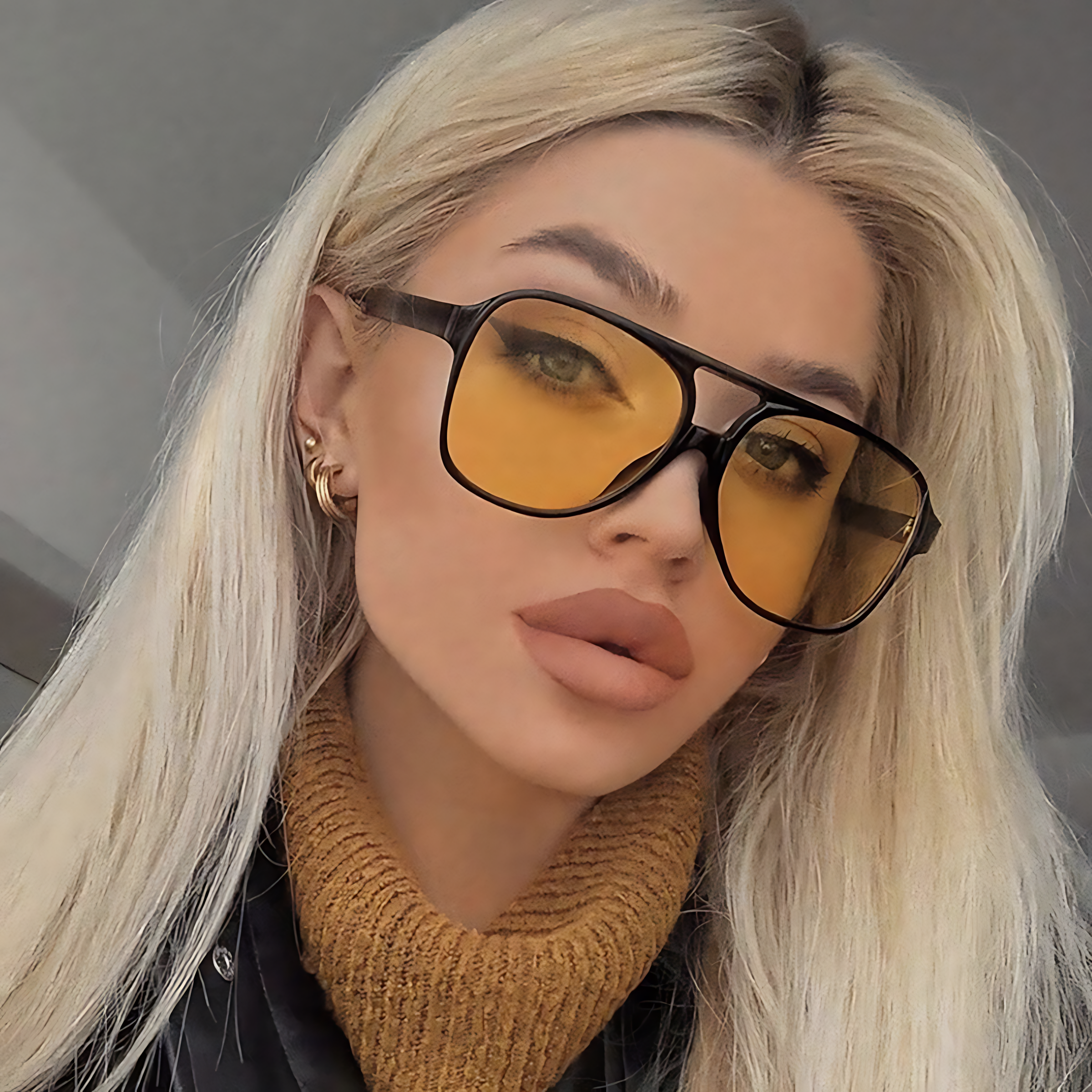 ACCITY - Wholesale Sunglasses - Women's - Vintage Double Bridge Aviator Sunglasses_CWASG011319