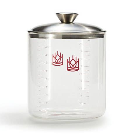 HIC - Harold Import Co. - Wholesale Kitchen Tool/Gadget - King Arthur Baking Glass Sourdough Crock0